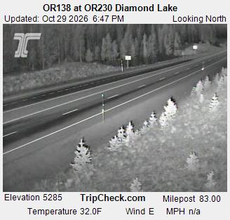 OR138 at OR230 Diamond Lake